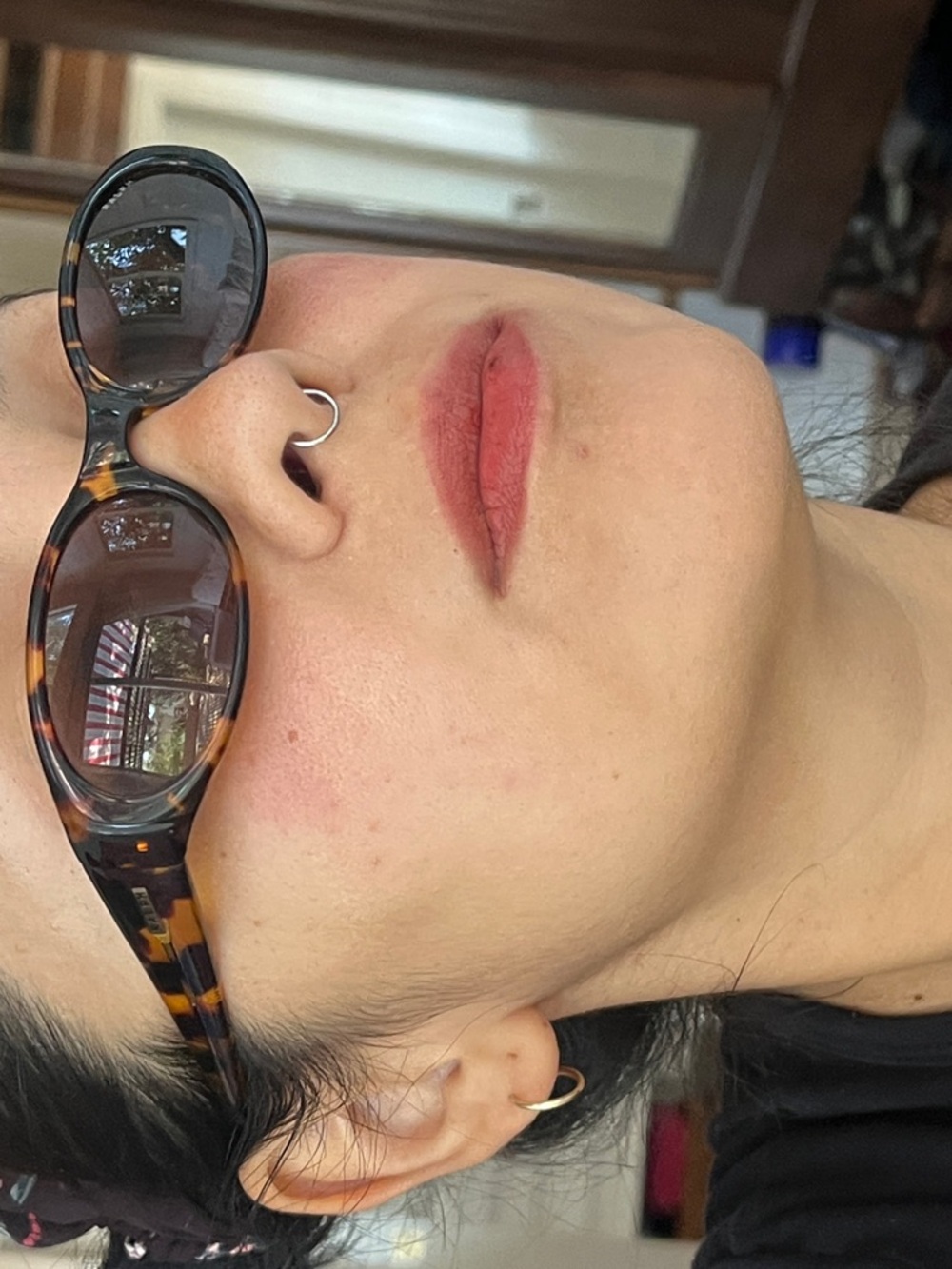 Ralph Lauren Tortoise Shell Brown & Amber Sunglasses - Picture 7 of 7